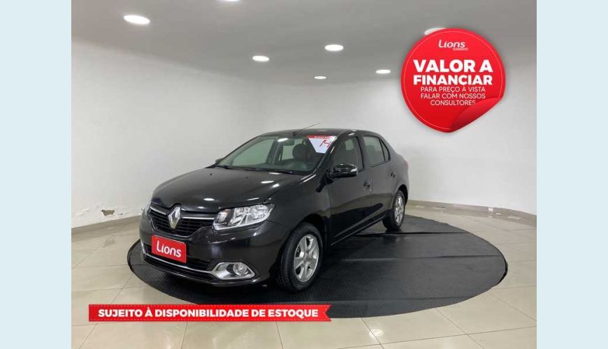 RENAULT LOGAN EXPRESSION 1.6 8V FLEX - PRETO - 2014 Foto 1 (Grande)
