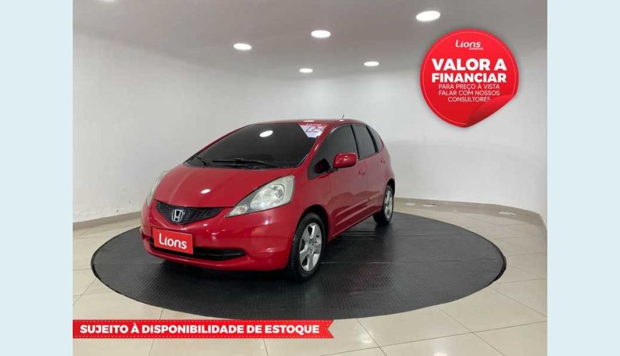 HONDA FIT NEW LX 1.4 FLEX - VERMELHO - 2009 Foto 1 (Grande)
