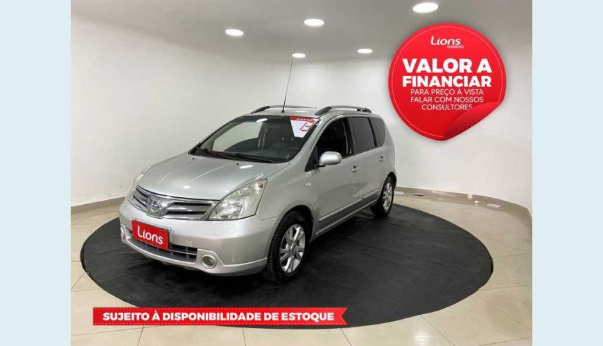 NISSAN LIVINA X-GEAR SL 1.8 16V FLEX AUT. - PRATA - 2013 Foto 1 (Grande)