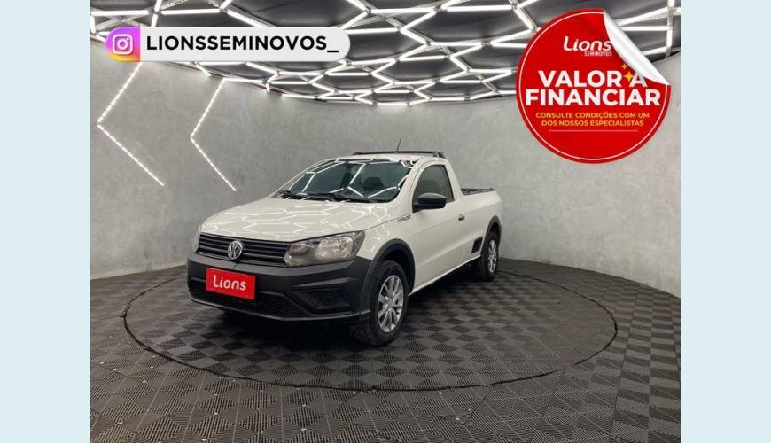 VOLKSWAGEN SAVEIRO ROBUST 1.6 MSI CS FLEX - BRANCO - 2020 Foto 1 (Grande)