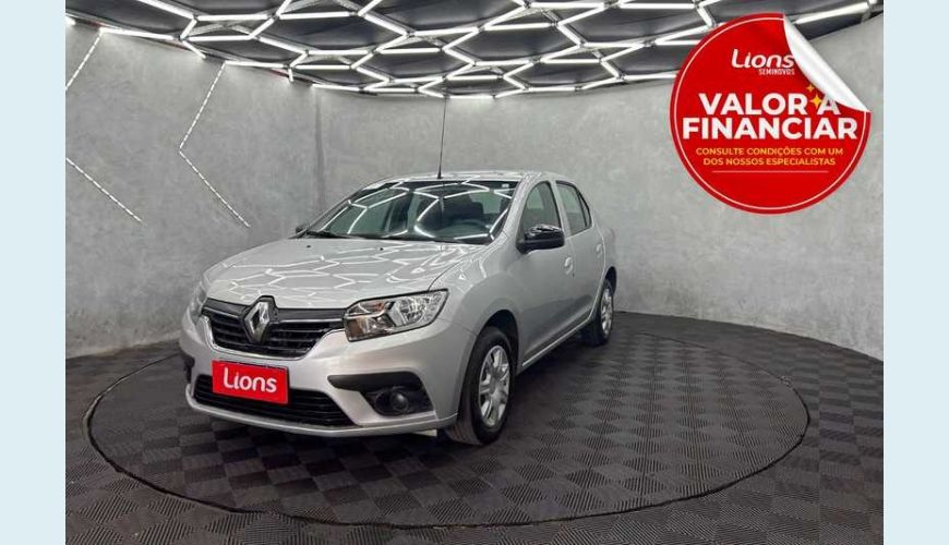 RENAULT LOGAN ZEN 1.0 12V SCE FLEX - PRATA - 2023 Foto 1 (Grande)