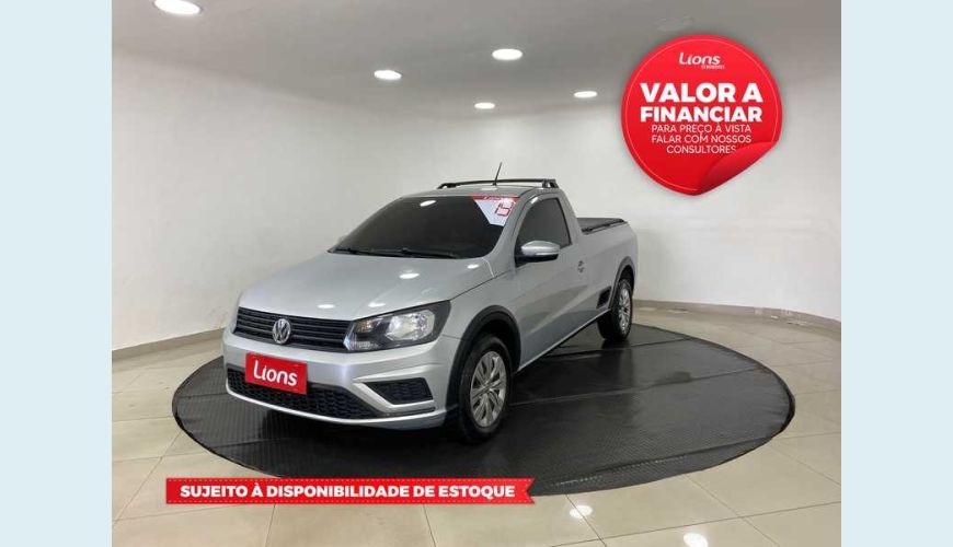 VOLKSWAGEN SAVEIRO ROBUST 1.6 MSI CS FLEX - PRATA - 2019 Foto 1 (Grande)