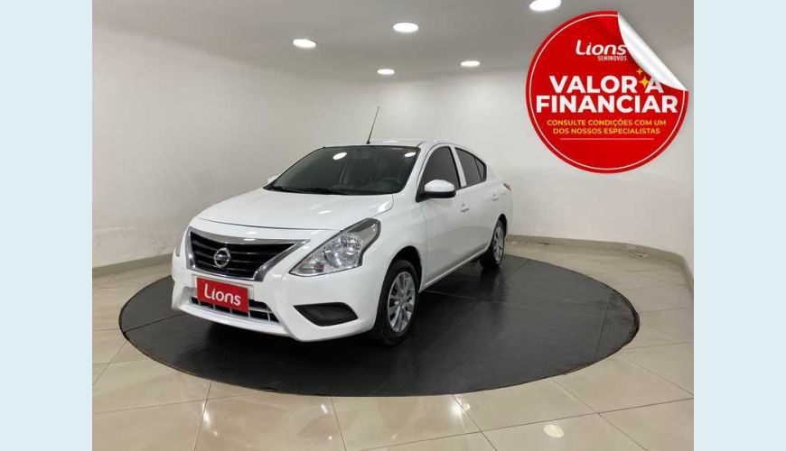 NISSAN VERSA 1.0 12V FLEX - BRANCO - 2020 Foto 1 (Grande)