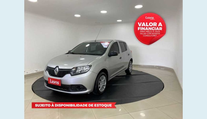 RENAULT SANDERO AUTHENTIQUE 1.0 12V SCE FLEX - PRATA - 2019 Foto 1 (Grande)