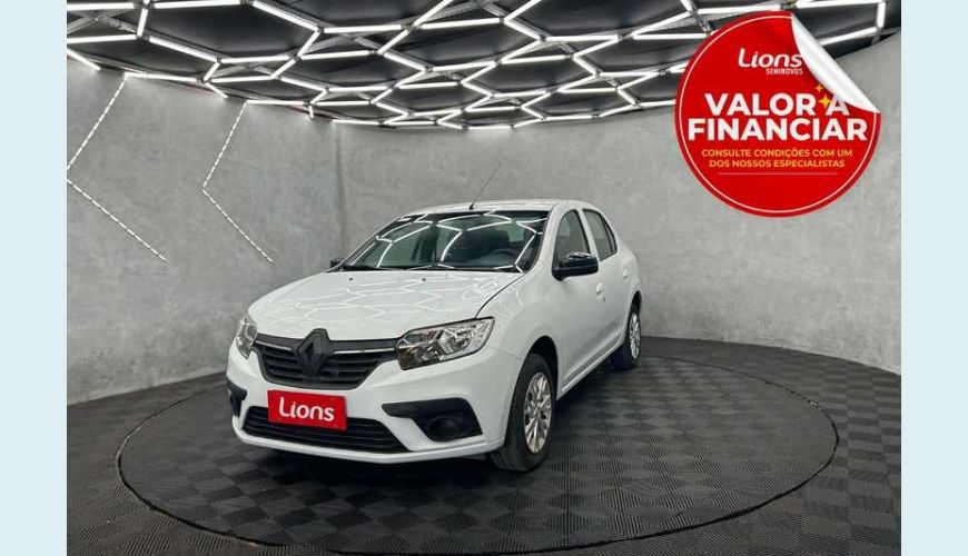 RENAULT LOGAN ZEN 1.0 12V SCE FLEX - BRANCO - 2023 Foto 1 (Grande)