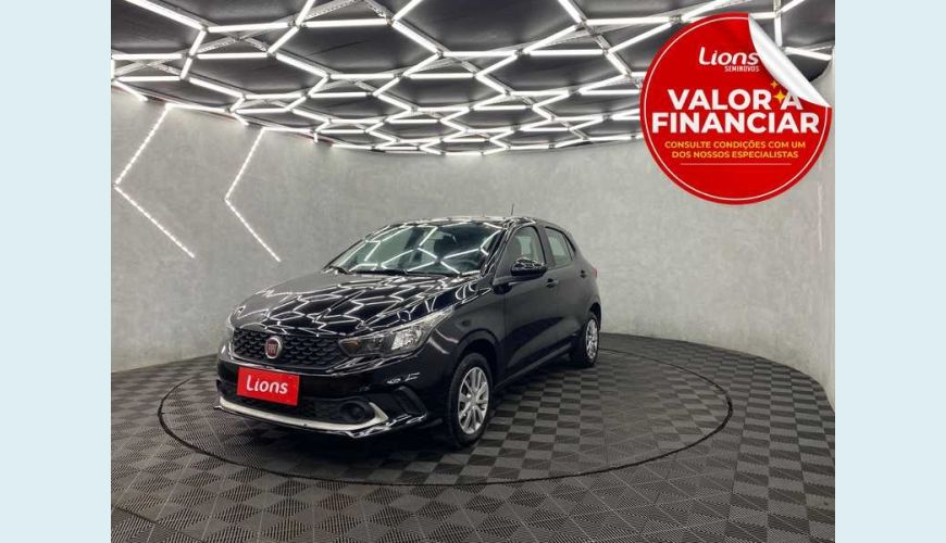FIAT ARGO DRIVE 1.0 FLEX - PRETO - 2021 Foto 1 (Grande)