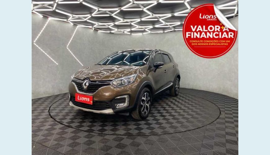 RENAULT CAPTUR INTENSE 1.6 16V SCE CVT FLEX - MARROM - 2019 Foto 1 (Grande)