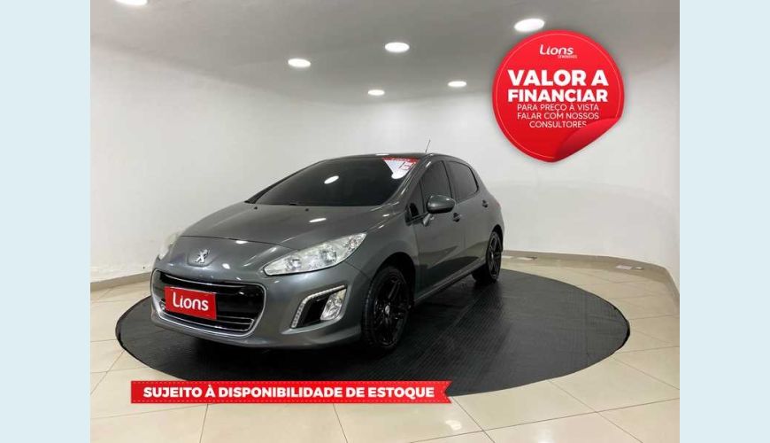 PEUGEOT 308 FELINE 2.0 16V FLEX AUT. - CINZA - 2013 Foto 1 (Grande)
