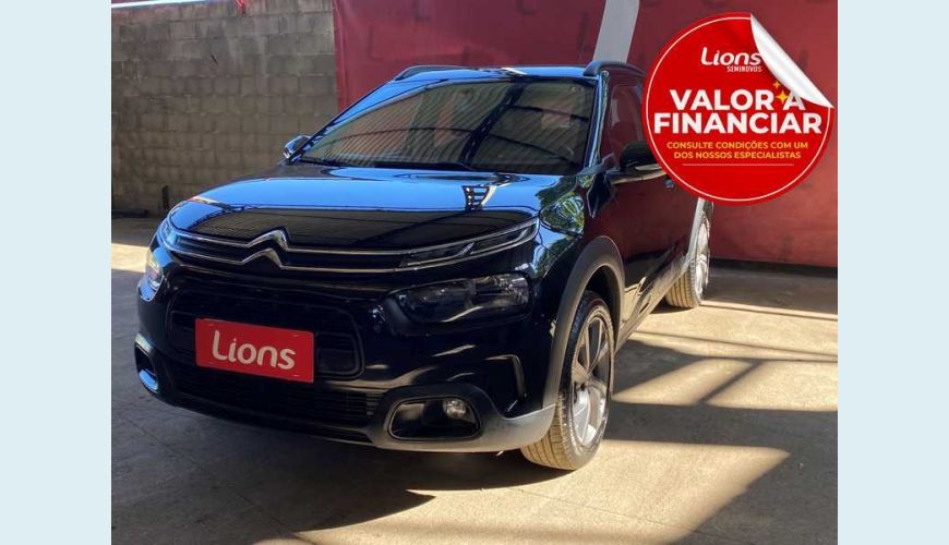 CITROËN C4 CACTUS 1.6 FEEL PACK AUT. FLEX - PRETO - 2022 Foto 1 (Grande)