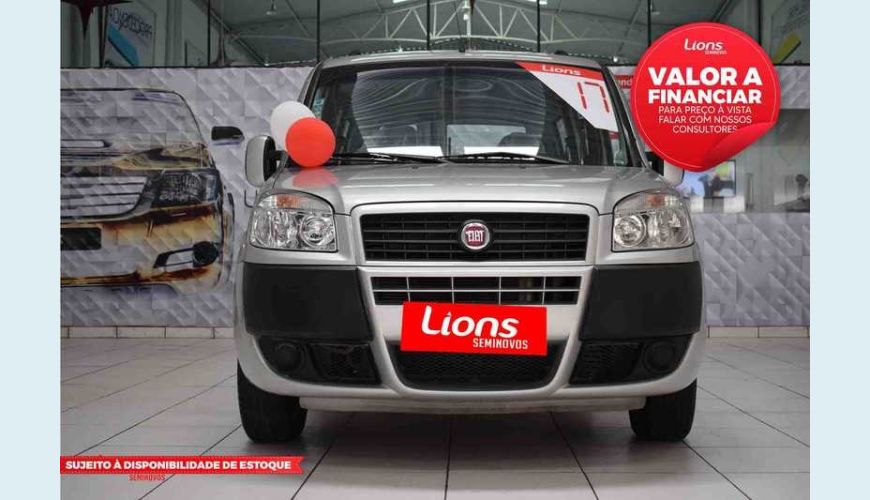 FIAT DOBLO ESSENCE 1.8 7L FLEX - PRATA - 2017 Foto 1 (Grande)