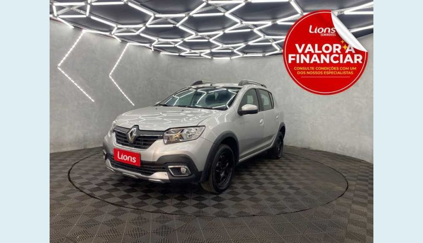 RENAULT SANDERO STEPWAY ZEN 1.6 16V SCE FLEX - PRATA - 2020 Foto 1 (Grande)