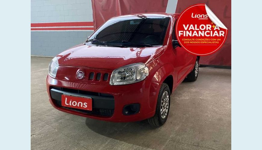 FIAT UNO VIVACE 1.0 8V FLEX 2P - VERMELHO - 2014 Foto 1 (Grande)