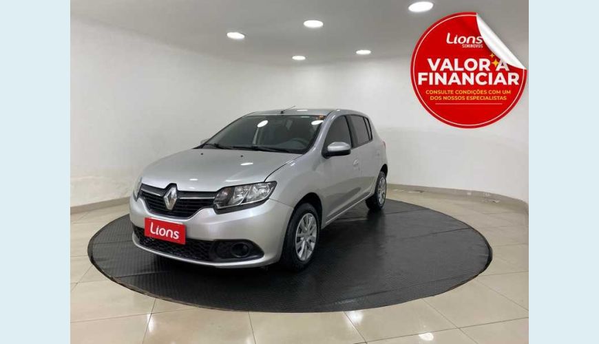 RENAULT SANDERO EXPRESSION 1.6 8V FLEX - PRATA - 2016 Foto 1 (Grande)