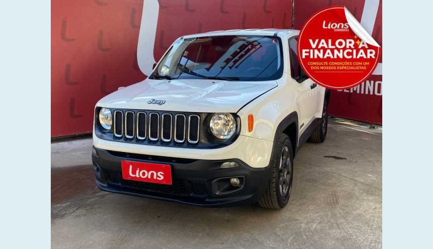 JEEP RENEGADE SPORT 1.8 4X2 FLEX - BRANCO - 2016 Foto 1 (Grande)