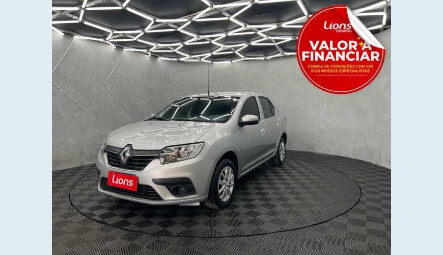 RENAULT LOGAN ZEN 1.0 12V SCE FLEX - PRATA - 2021 Foto 1 (Grande)