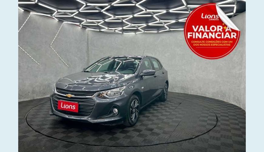 CHEVROLET ONIX LT 1.0 TURBO - CINZA - 2024 Foto 1 (Grande)