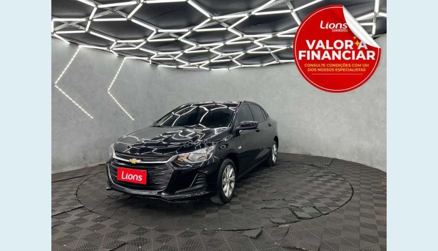 CHEVROLET ONIX PLUS 1.0 LT FLEX - PRETO - 2022 Foto 1 (Grande)