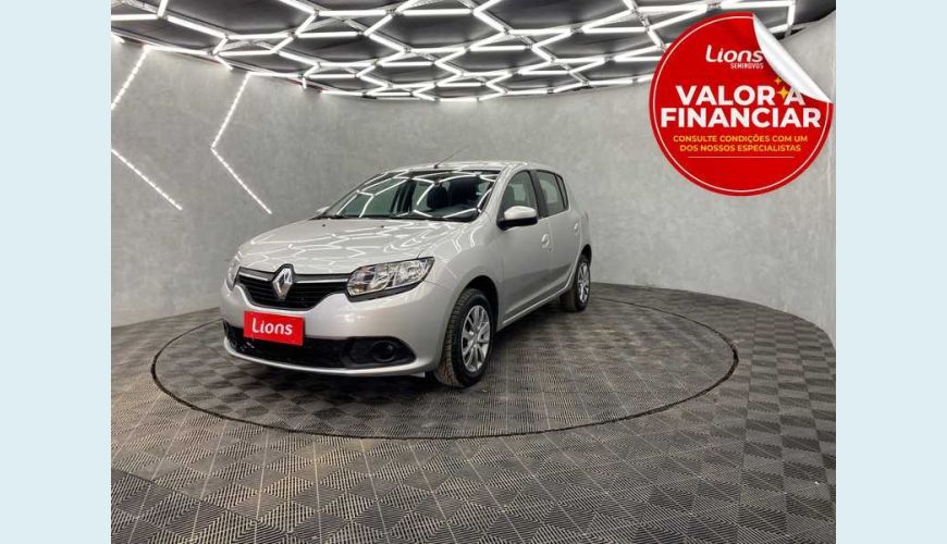RENAULT SANDERO EXPRESSION 1.0 12V SCE FLEX - PRATA - 2019 Foto 1 (Grande)