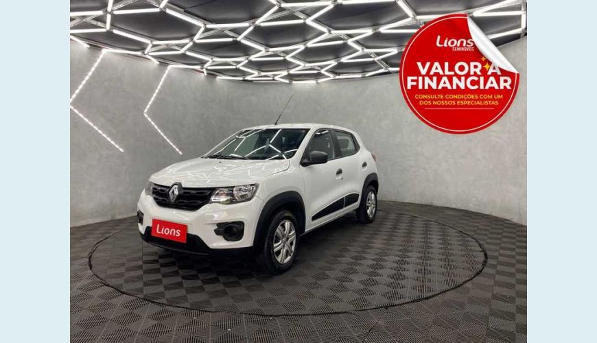 RENAULT KWID ZEN 1.0 12V SCE FLEX - BRANCO - 2020 Foto 1 (Grande)