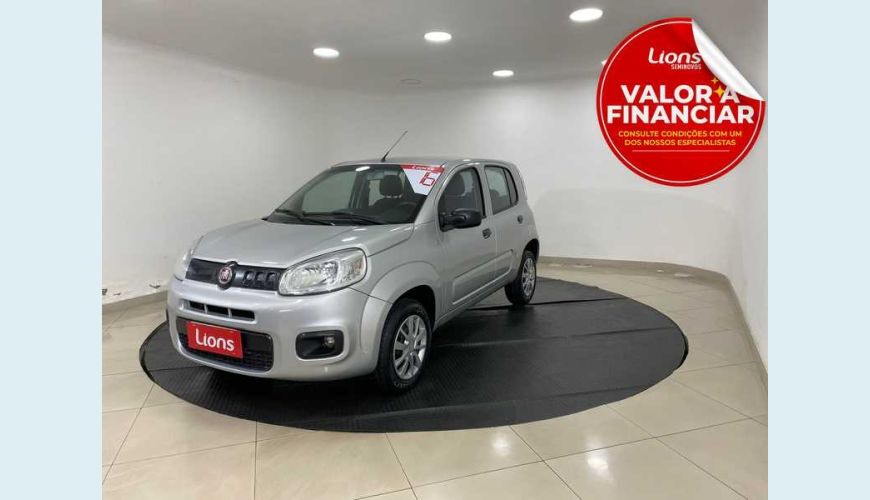 FIAT UNO ATTRACTIVE 1.0 FLEX 4P - PRATA - 2016 Foto 1 (Grande)