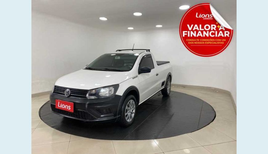 VOLKSWAGEN SAVEIRO ROBUST 1.6 MSI CS FLEX - BRANCO - 2018 Foto 1 (Grande)