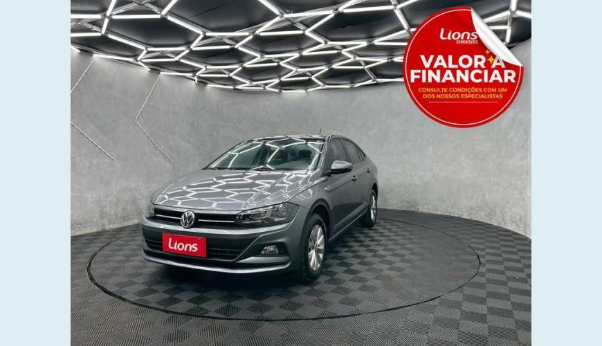 VOLKSWAGEN VIRTUS 1.0 200 TSI COMFORTLINE FLEX AUT. - CINZA - 2021 Foto 1 (Grande)