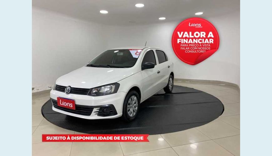 VOLKSWAGEN GOL 1.0 MPI TRENDLINE 12V 5P FLEX - BRANCO - 2018 Foto 1 (Grande)