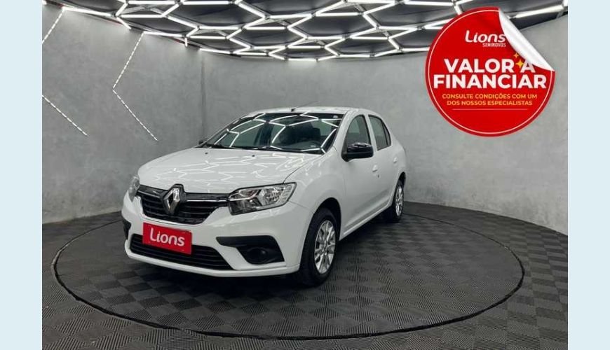 RENAULT LOGAN ZEN 1.0 12V SCE FLEX - BRANCO - 2023 Foto 1 (Grande)
