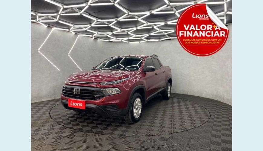 FIAT TORO ENDURANCE 1.3 TURBO FLEX AUT. - VERMELHO - 2022 Foto 1 (Grande)