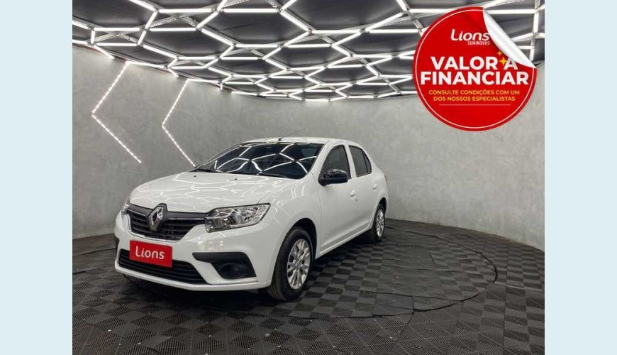 RENAULT LOGAN ZEN 1.0 12V SCE FLEX - BRANCO - 2022 Foto 1 (Grande)