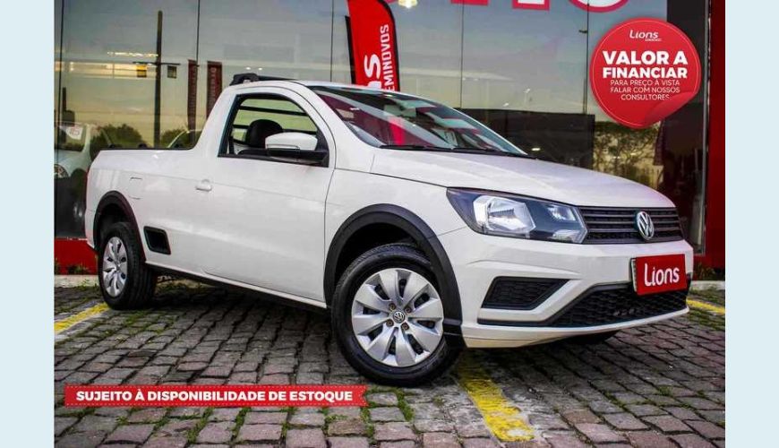 VOLKSWAGEN SAVEIRO ROBUST 1.6 MSI CS FLEX - BRANCO - 2018 Foto 1 (Grande)