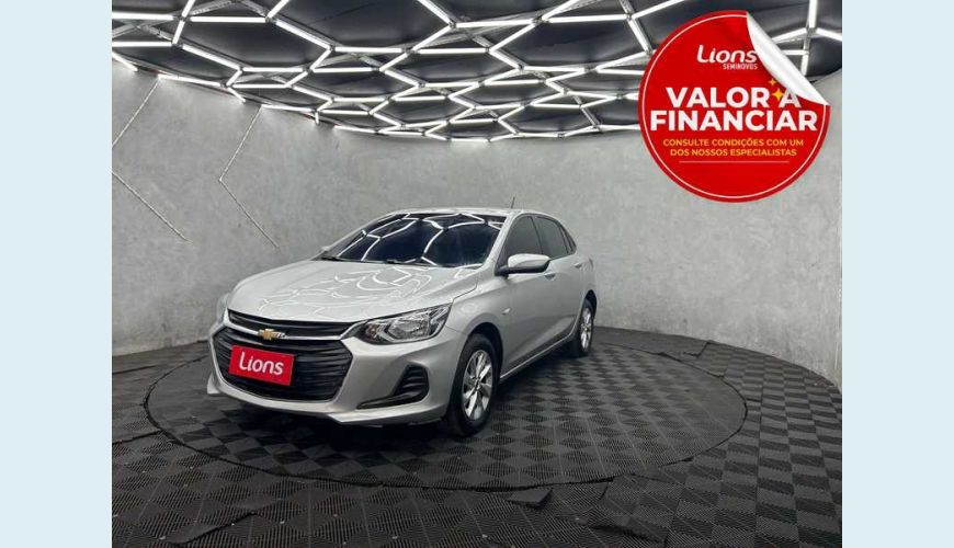 CHEVROLET ONIX LT 1.0 - PRATA - 2023 Foto 1 (Grande)