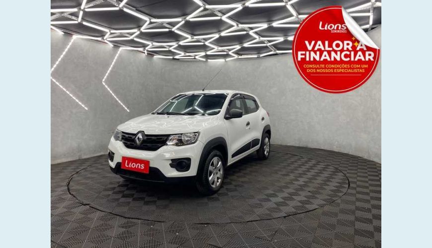 RENAULT KWID ZEN 1.0 12V SCE FLEX - BRANCO - 2019 Foto 1 (Grande)