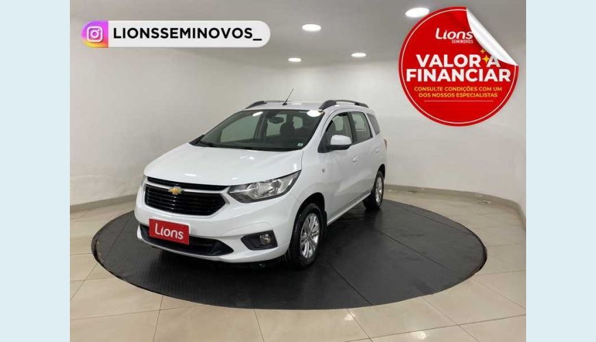 CHEVROLET SPIN LT 5S 1.8 FLEX AUT. - BRANCO - 2019 Foto 1 (Grande)