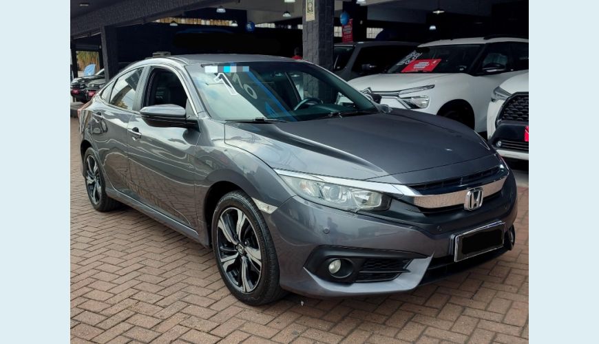 HONDA CIVIC SEDAN EXL 2.0 FLEX 16V AUT.4P - CINZA - 2018 Foto 1 (Grande)