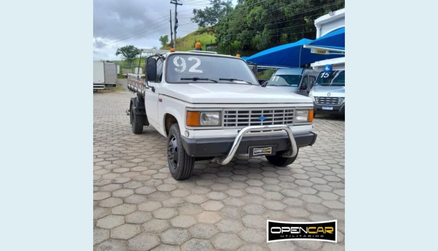 CHEVROLET D-40 CARROCERIA + ASSA DELTA REBOQUE - BRANCO - 1992 Foto 1 (Grande)