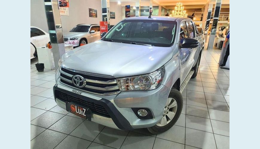 TOYOTA HILUX 2.7 CD SR 4X2 FLEX - PRATA - 2018 Foto 1 (Grande)