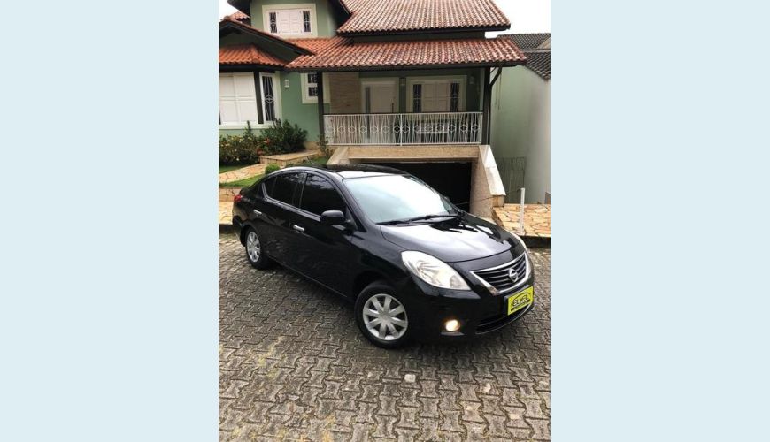 NISSAN VERSA 16SL FLEX - PRETO - 2014 Foto 1 (Grande)