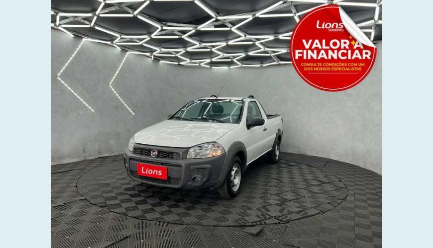 FIAT STRADA HARD WORKING 1.4 FLEX CD - BRANCO - 2020 Foto 1 (Grande)