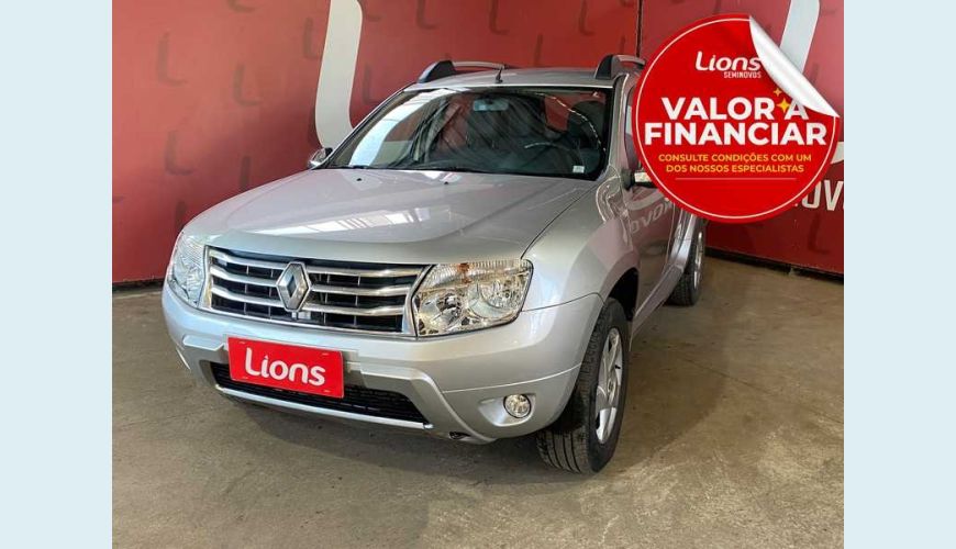 RENAULT DUSTER 2.0 16V DYNAMIQUE FLEXAUT. - PRATA - 2012 Foto 1 (Grande)