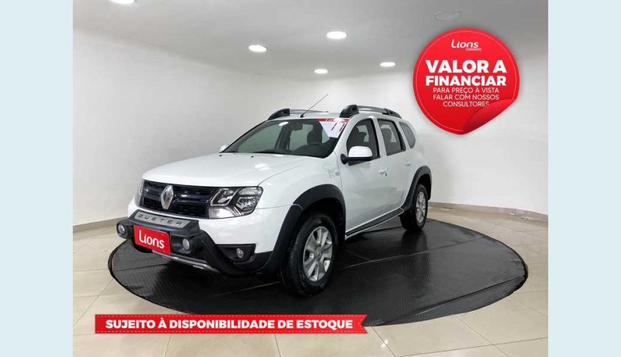 RENAULT DUSTER 1.6 16V DYNAMIQUE FLEX - BRANCO - 2017 Foto 1 (Grande)