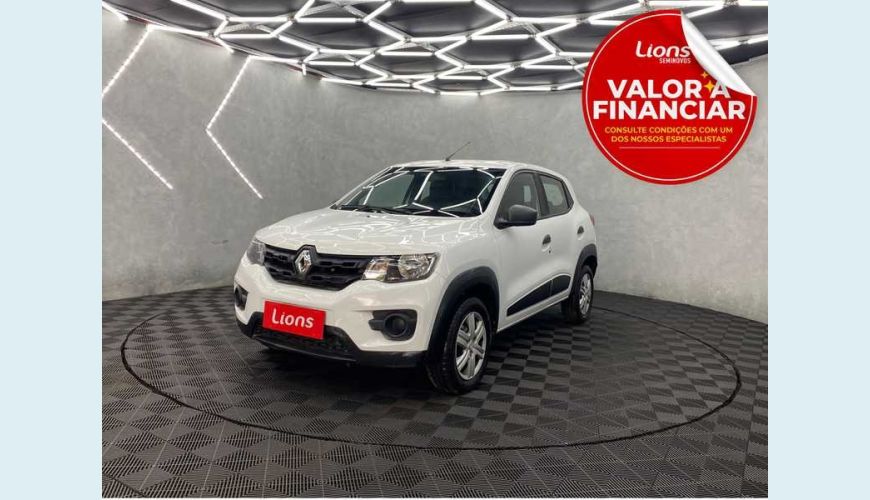 RENAULT KWID ZEN 1.0 12V SCE FLEX - BRANCO - 2020 Foto 1 (Grande)