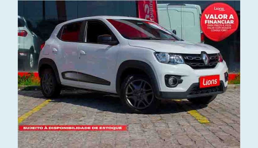 RENAULT KWID INTENSE 1.0 12V SCE FLEX - BRANCO - 2018 Foto 1 (Grande)