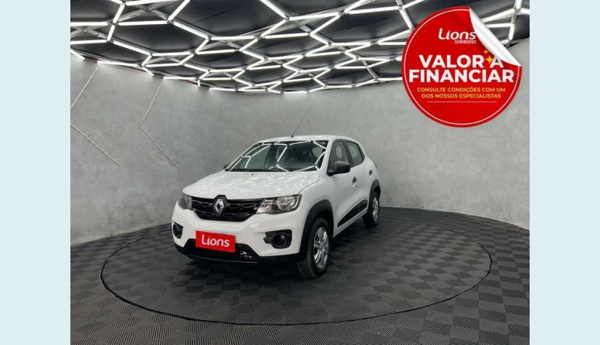 RENAULT KWID ZEN 1.0 12V SCE FLEX - BRANCO - 2021 Foto 1 (Grande)