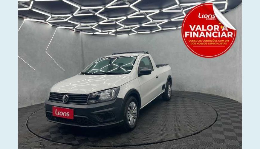 VOLKSWAGEN SAVEIRO ROBUST 1.6 MSI CS FLEX - BRANCO - 2020 Foto 1 (Grande)
