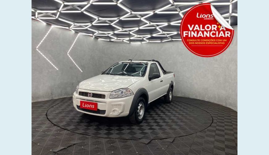 FIAT STRADA HARD WORKING 1.4 FLEX CS - BRANCO - 2020 Foto 1 (Grande)