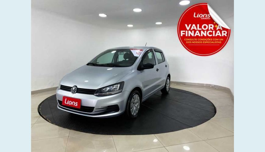 VOLKSWAGEN FOX TRENDLINE 1.0 TEC FLEX - PRATA - 2015 Foto 1 (Grande)