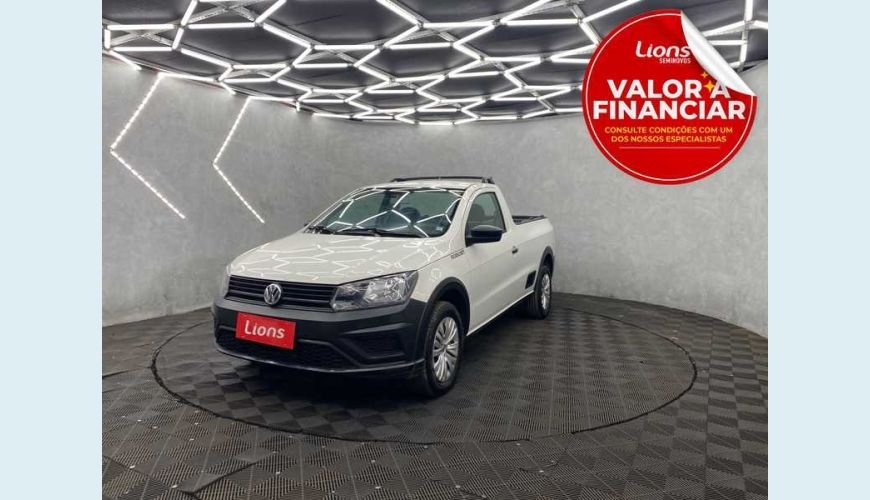 VOLKSWAGEN SAVEIRO ROBUST 1.6 MSI CS FLEX - BRANCO - 2020 Foto 1 (Grande)