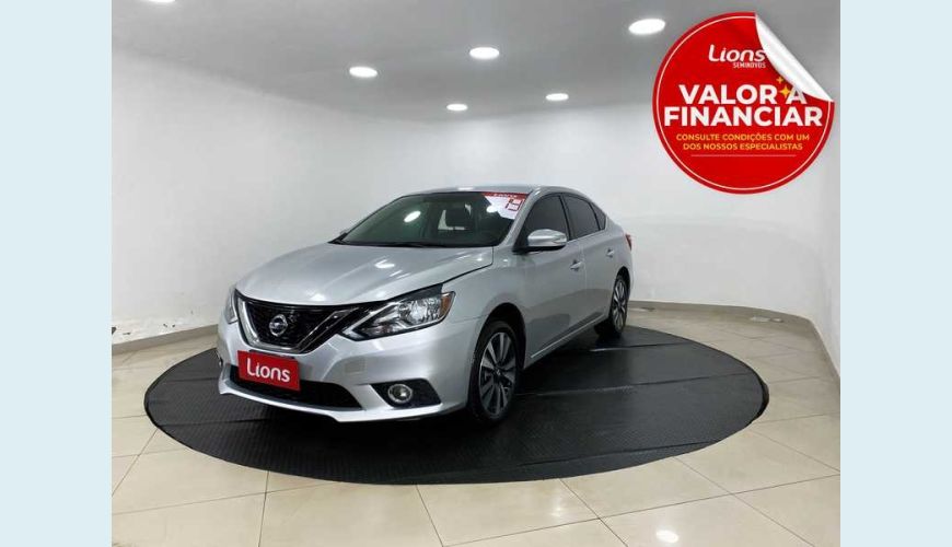 NISSAN SENTRA SV 2.0 16V CVT FLEX - PRATA - 2019 Foto 1 (Grande)