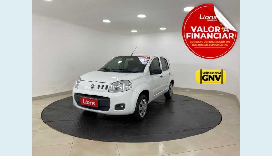 FIAT UNO VIVACE 1.0 8V FLEX 4P - BRANCO - 2013 Foto 1 (Grande)